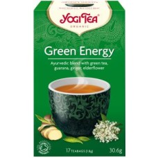 Ajurvedinė žalioji arbata GREEN ENERGY, ekologiška (17pak)